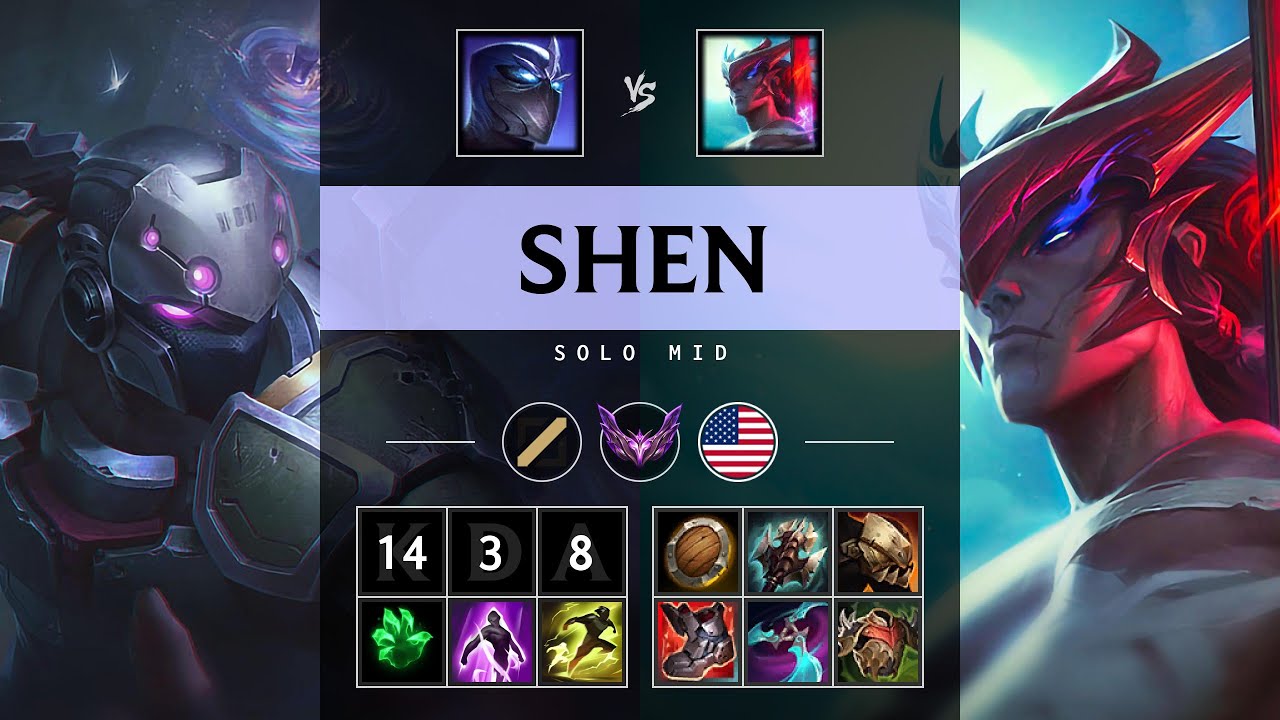 Shen Mid vs Yone - NA Master Patch 25.16