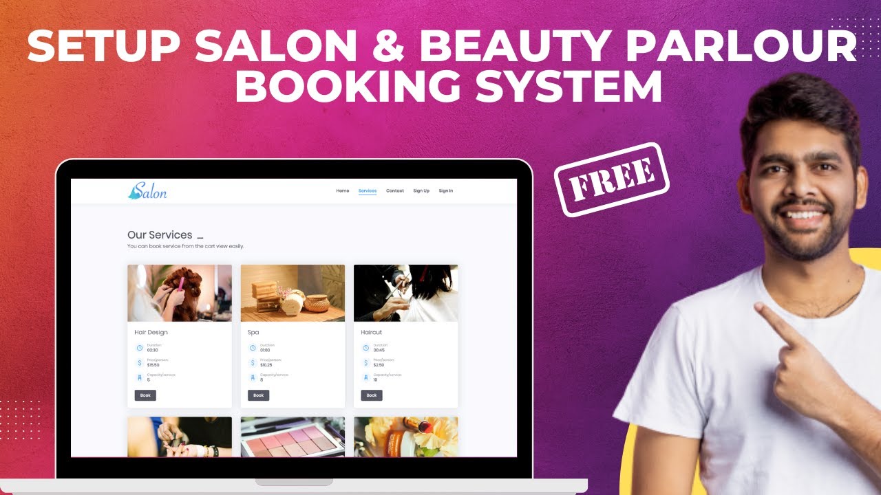 How To Setup Online Salon Booking System |  Beauty Parlour  Appointment Booking Website
