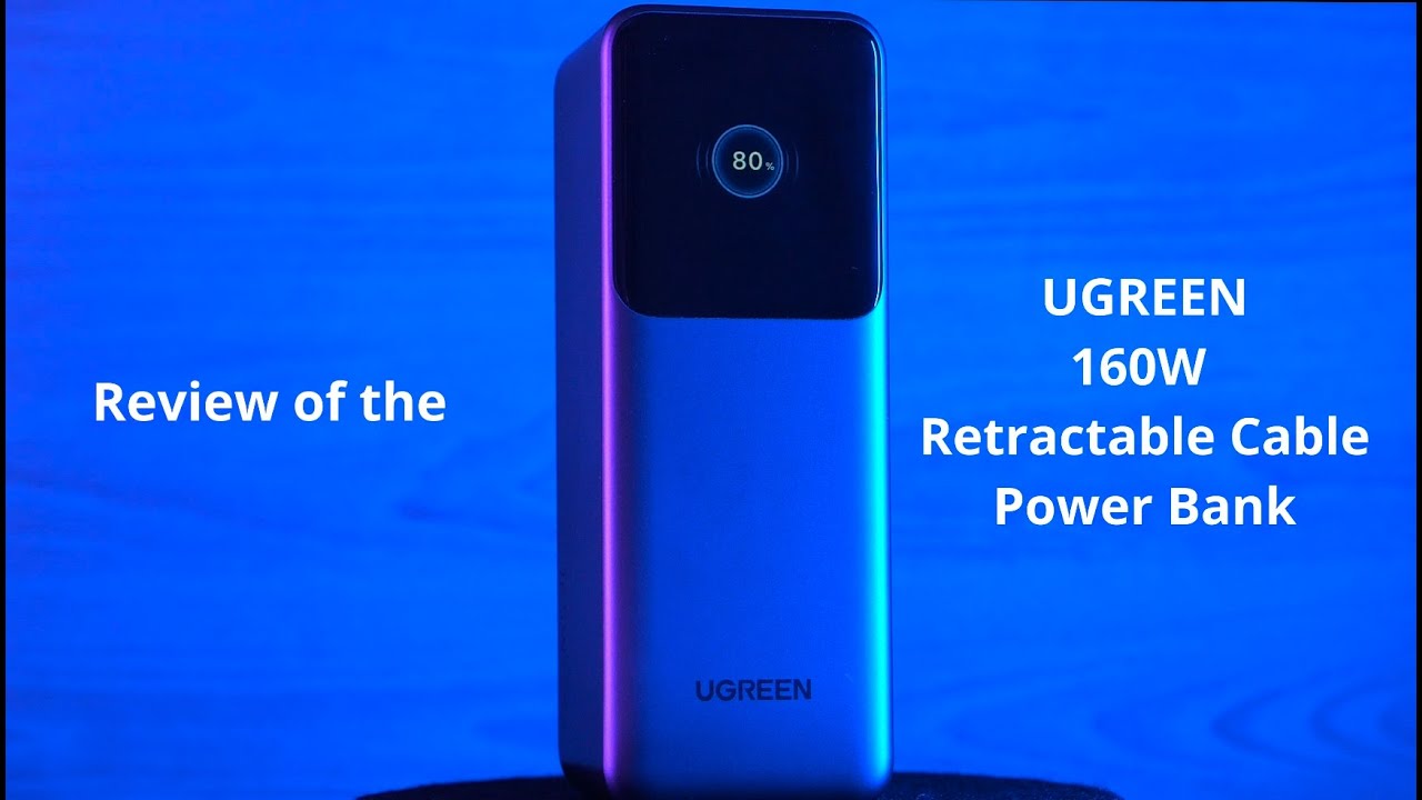 Review of the UGREEN 160W Retractable Cable Power Bank
