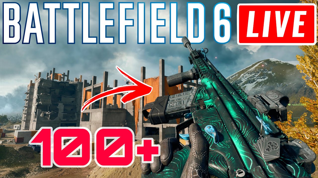 LIVE - BF6: 100+ Kills AK4D @