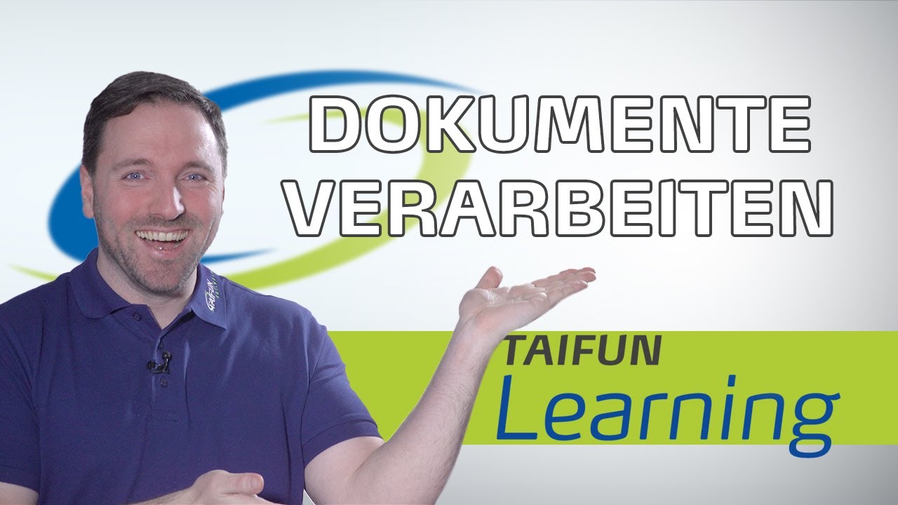 DOKUMENTE mit TAIFUN archivieren, einscannen und importieren