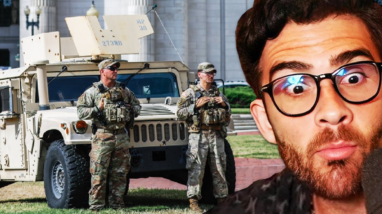 Hasanabi Reacts to National Guard Begins Carrying Firearms in DC!