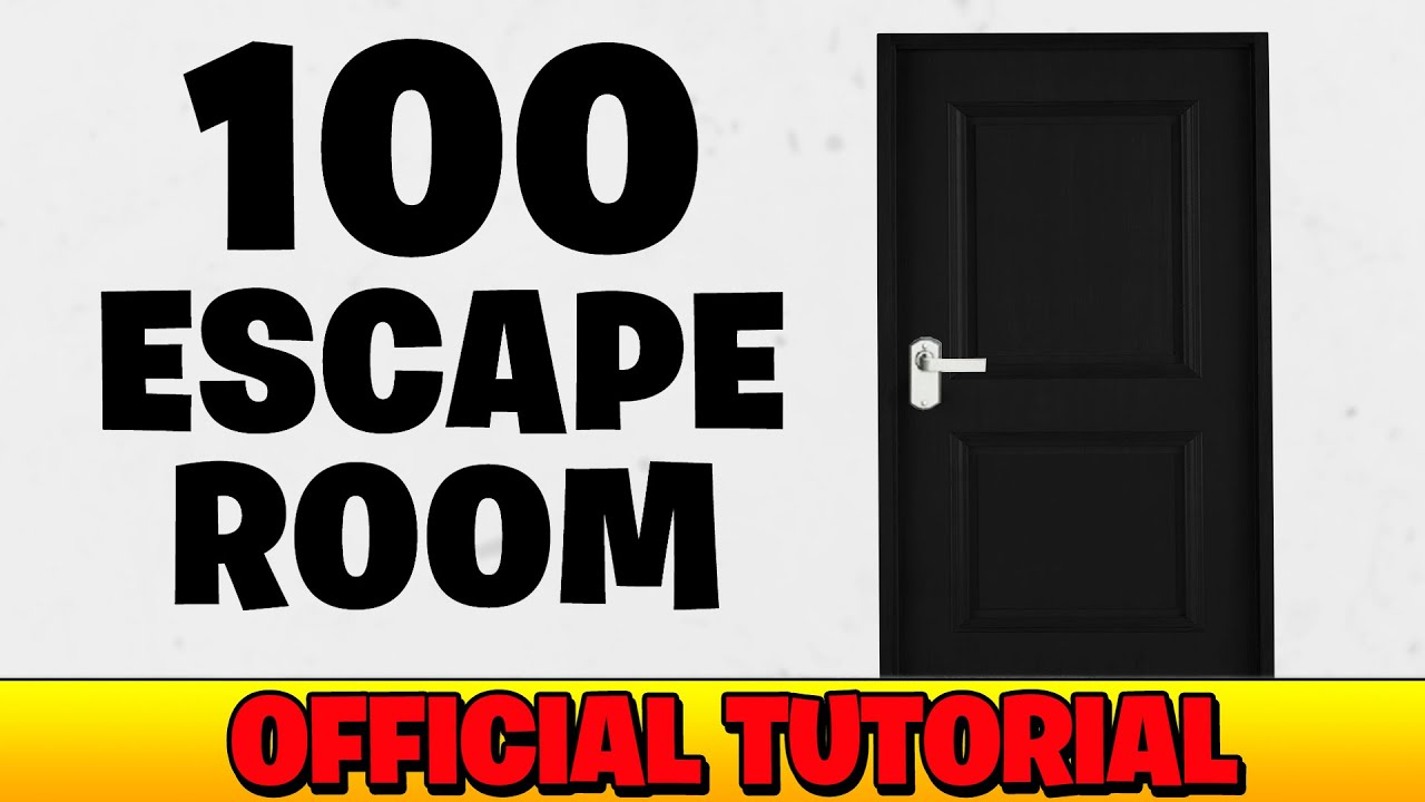 Official Tutorial: 100 ESCAPE ROOM 🚪 - Epic Play Studio
