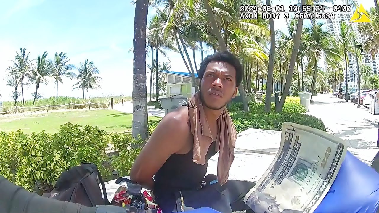 Police Confront Man and Expose His Counterfeit Money Scheme