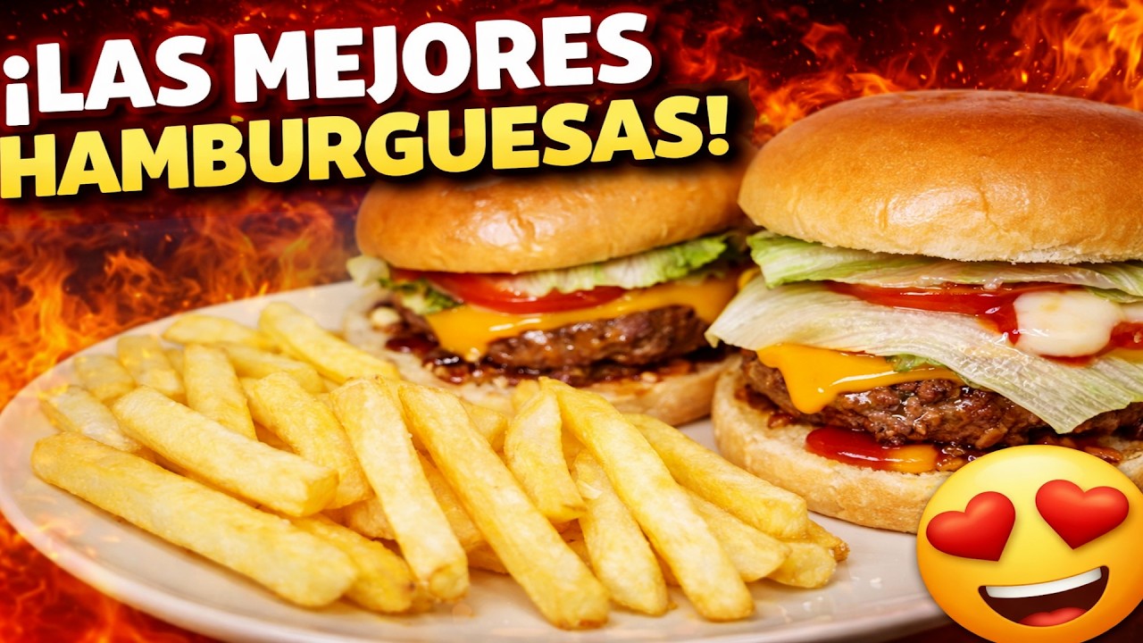 ¡Hamburguesas Caseras Jugosas y Fáciles! 🍔🔥
