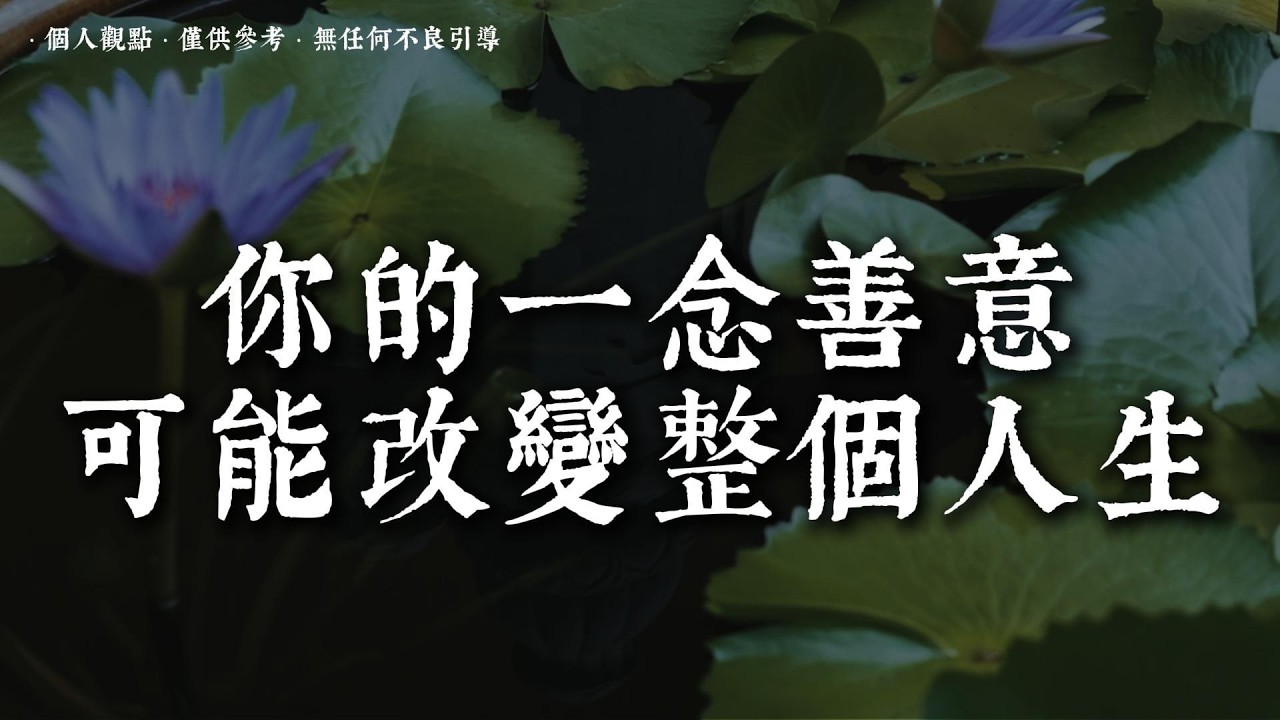 你付出的善，真的會悄悄回到你身上丨#蓮心有岸#佛法智慧#修行#修心#療愈#治愈#國學#人生智慧