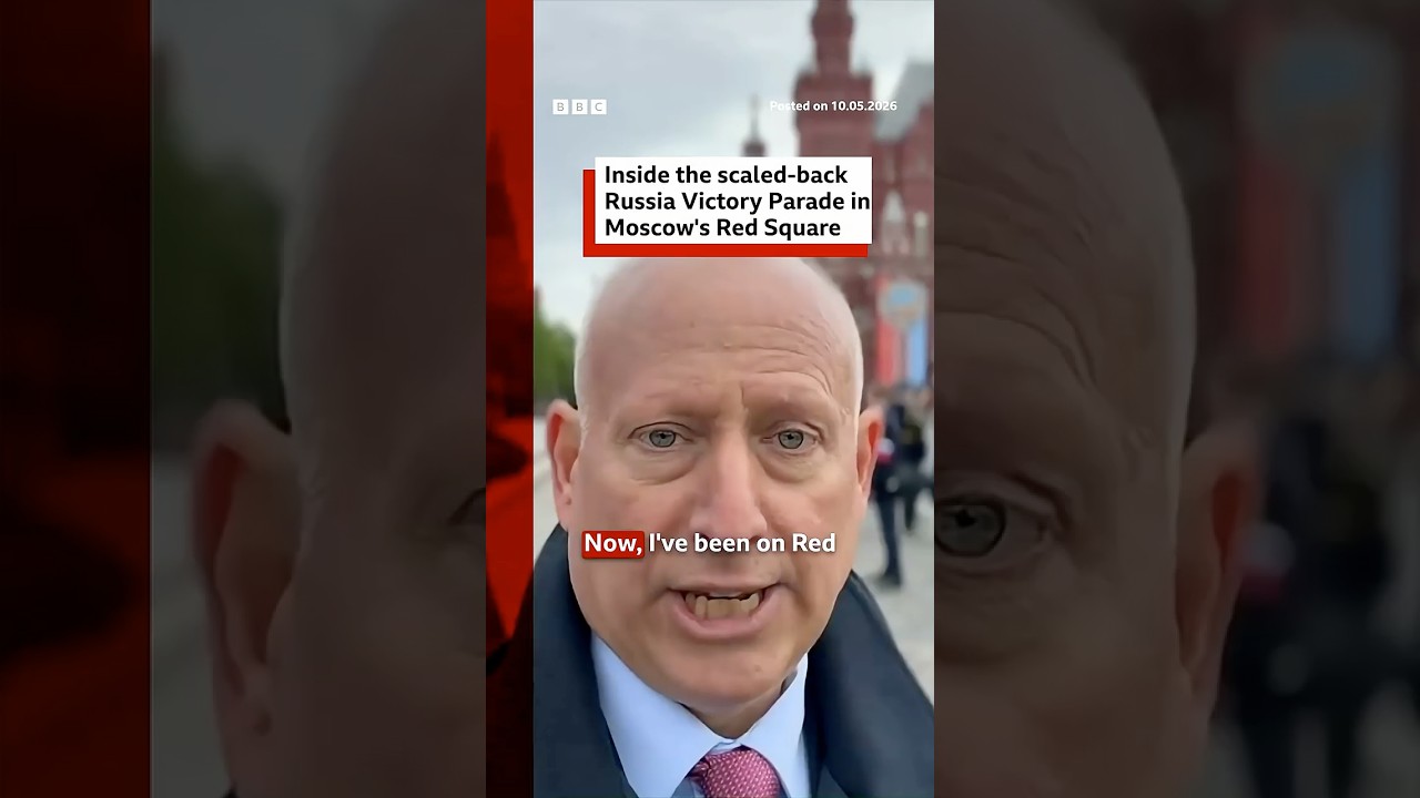 Inside the scaled-back Russia Victory Parade in Moscow&rsquo;s Red Square. #BBCNews