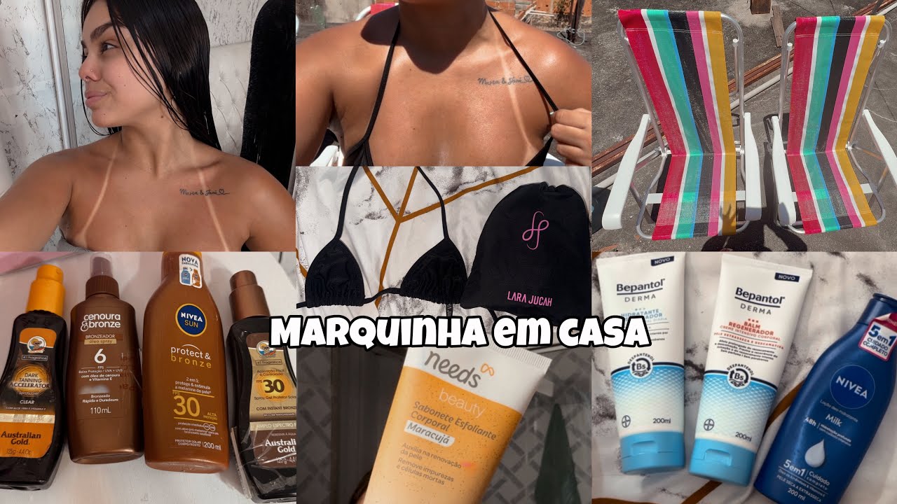 COMO EU FAÇO A MINHA MARQUINHA EM CASA👙🥵- #marquinha #bronze #explorar