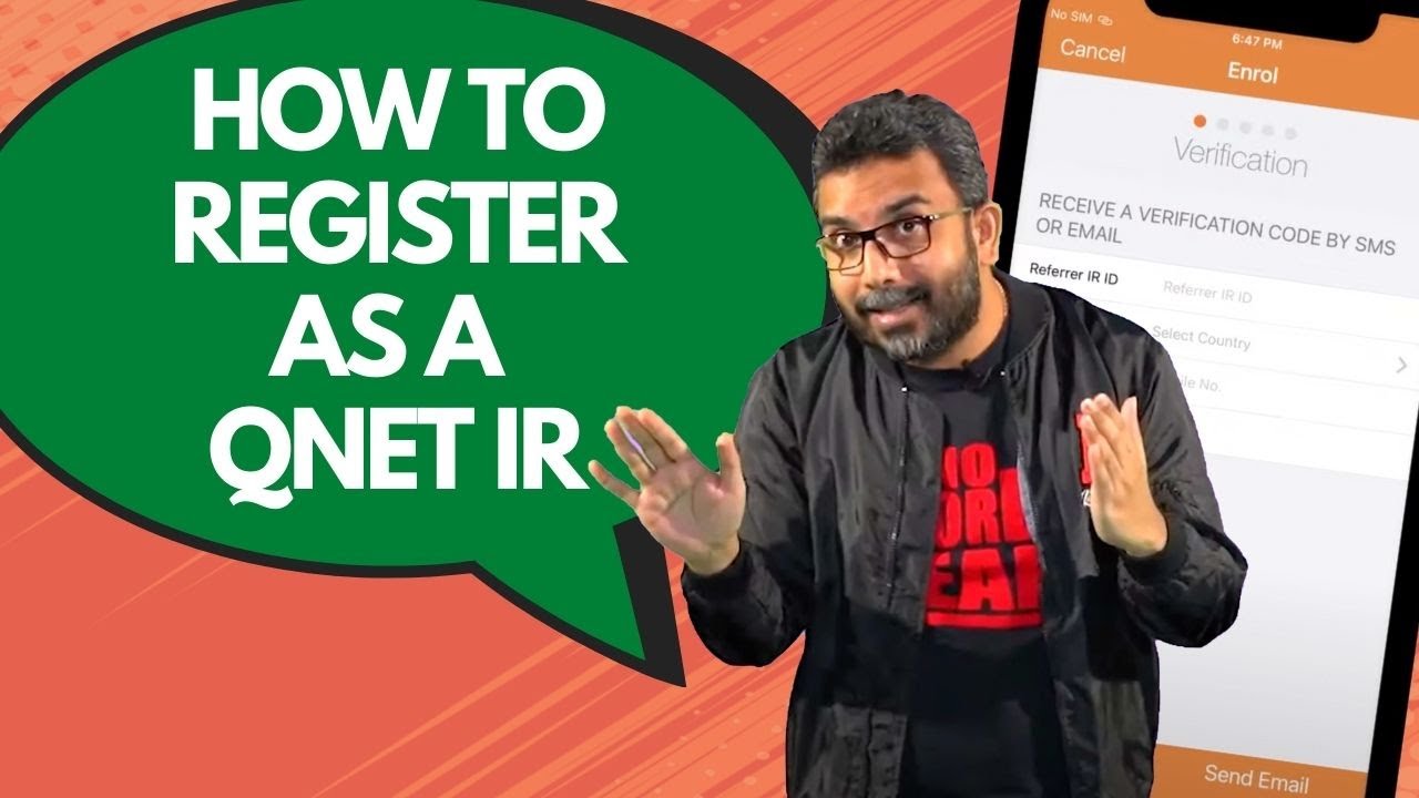 How to Register As A QNET IR on QNET Mobile App