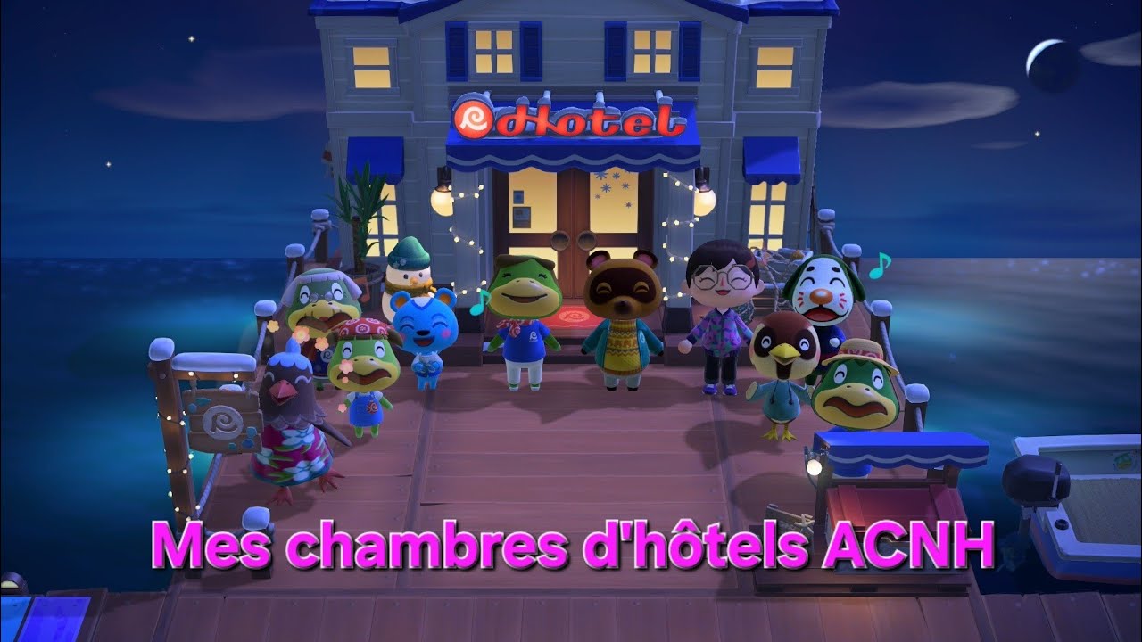 Mes chambres d'hôtel dans Animal Crossing New Horizons