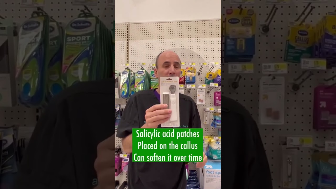 What should you buy to help if you have a callus on your foot?