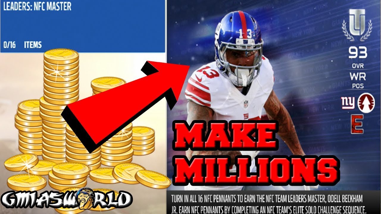 Madden 18 Ultimate Team Tips: HOW TO UNLOCK 93 OBJ & MAKE MILLIONS OF COINS In Madden 18 Gameplay