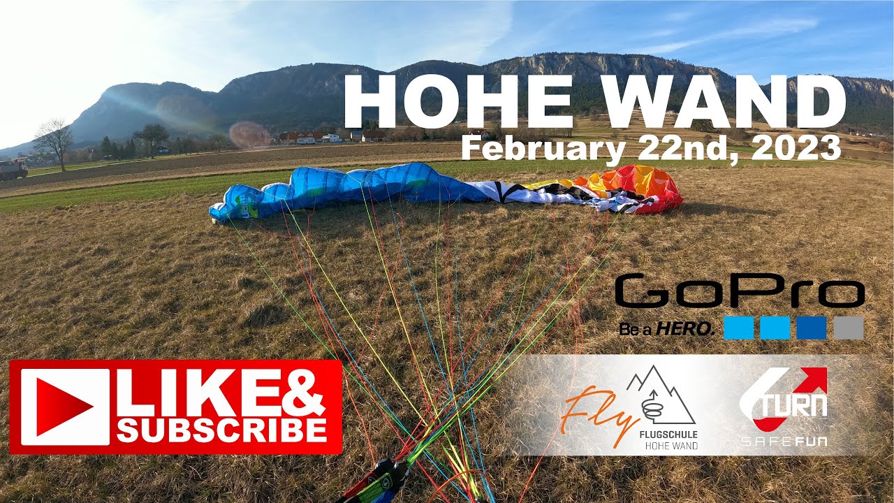 PARAGLIDING HOHE WAND  February 22nd, 2023