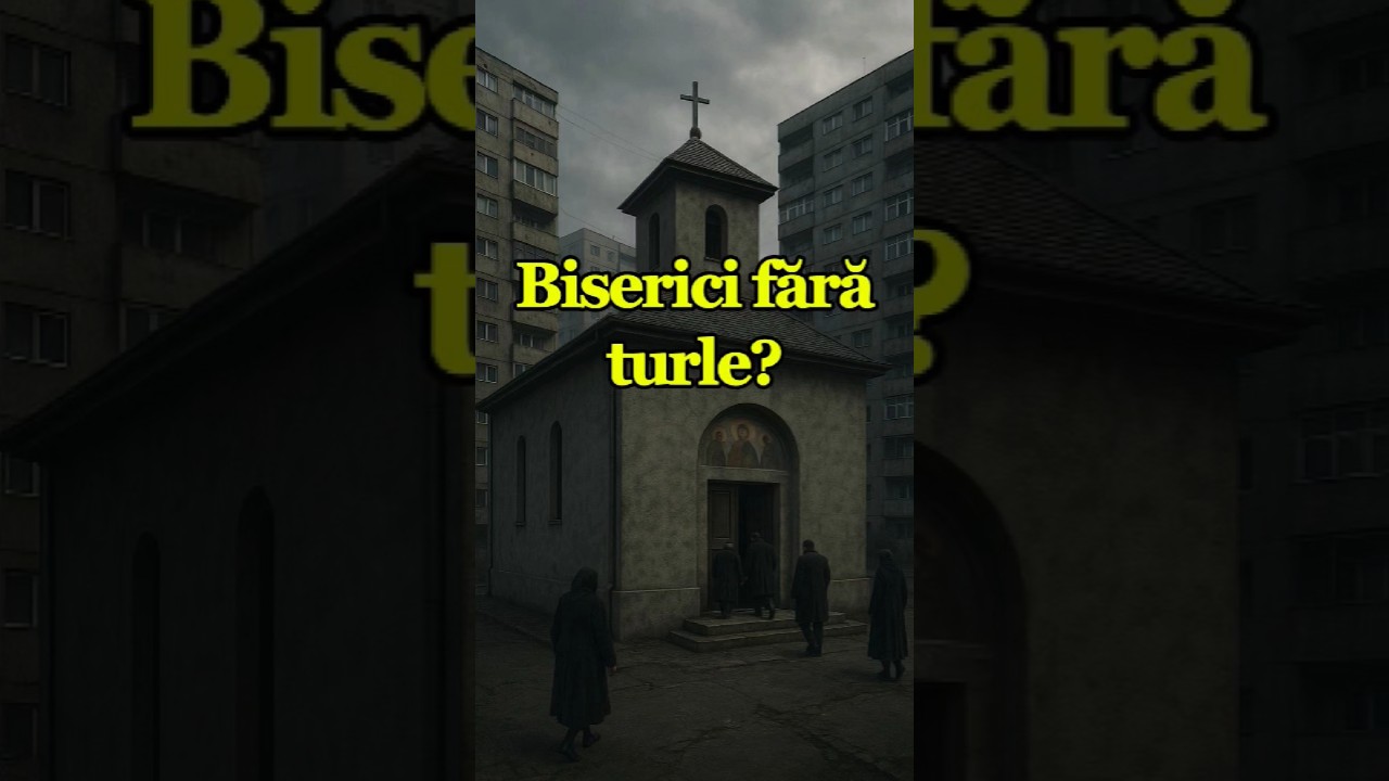 De ce există biserici FĂRĂ TURLE? 😮 Adevărul ascuns din comunism ✝️🏚️ #OrtodoxieVie #Biserici