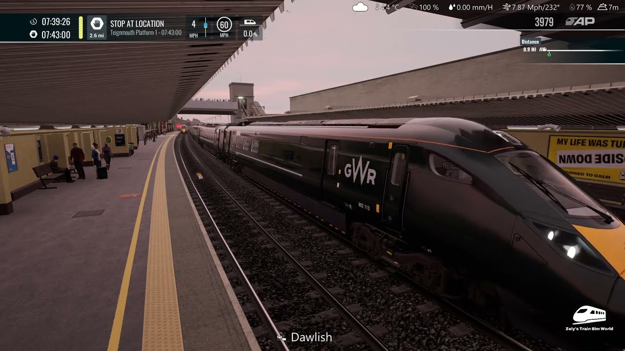 Exeter St. David's to Penzance (Class 802 GWR) 2C07 07:25 (no commentary)