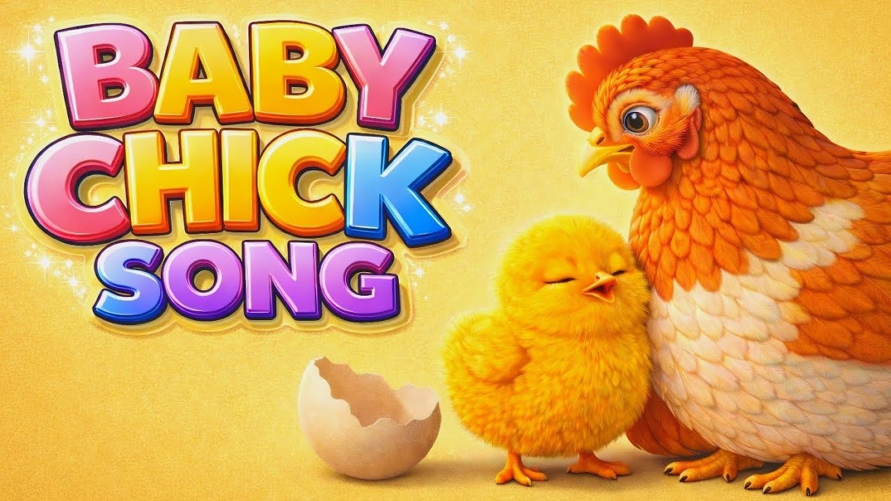 Baby Chick Song | Cute Little Chick 🐥 Sweet Nursery Rhyme for Babies & Toddlers