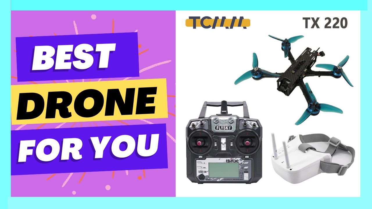 TCMMRC 5-Inch TX 220 FPV Racing Drone Kit 2206-2450KV Brushless Motor Radio Control Toys RC