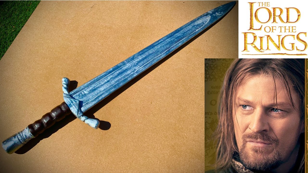How I Made BOROMIR'S SWORD out of wood