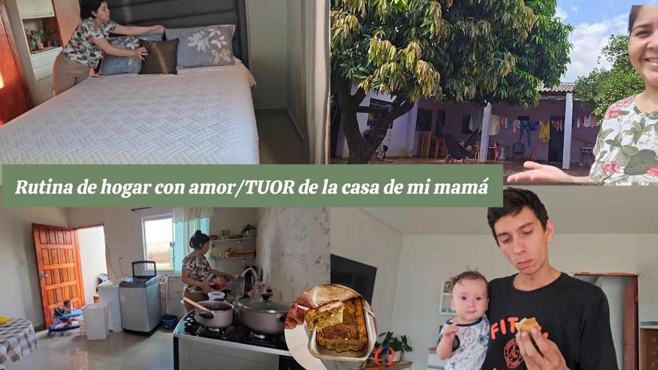 Rutina hogareña/torta de banana/MI mamá se mudo de casa/TUOR 