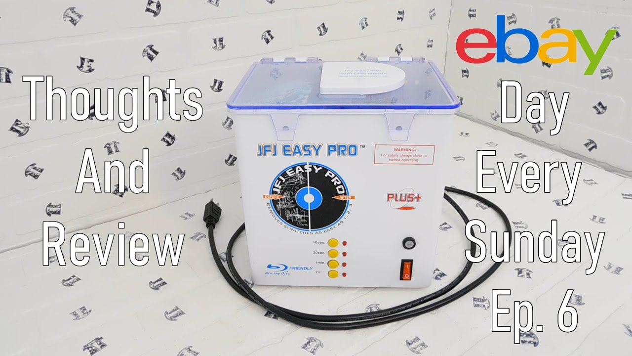 JFJ Easy Pro Disc Cleaning Machine, Thoughts and Review | eBay Day Every Sunday | Ep. 6