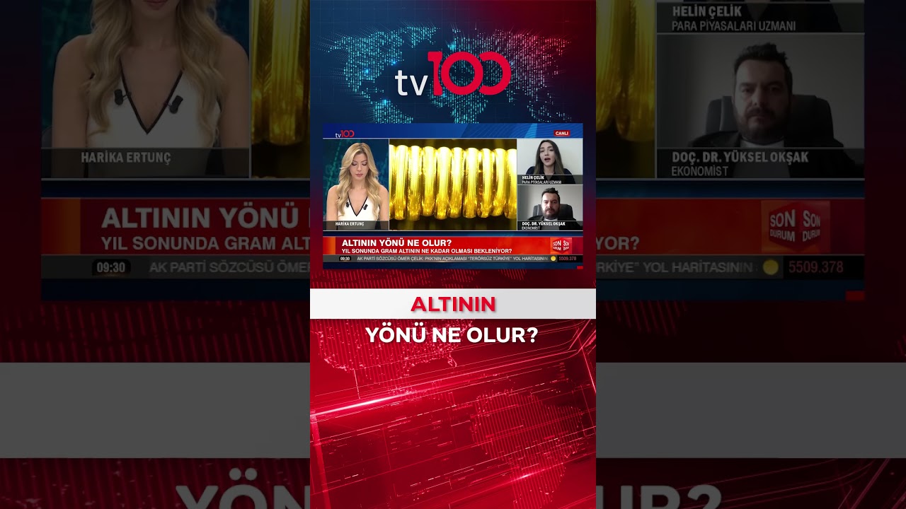 D&uuml;ş&uuml;şe Ge&ccedil;en Altın Alım Fırsatı Mı Sunuyor?  #shorts #tv100 #haber #altın