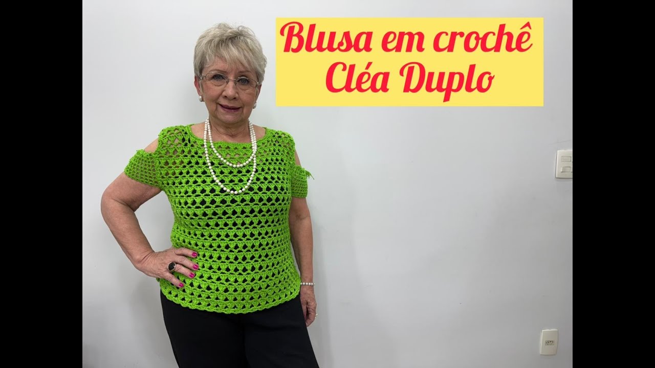Blusa de crochê Cléa Duplo