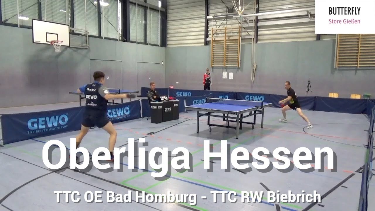 Oberliga Hessen | TTC OE Bad Homburg II - TTC RW Biebrich | Highlights