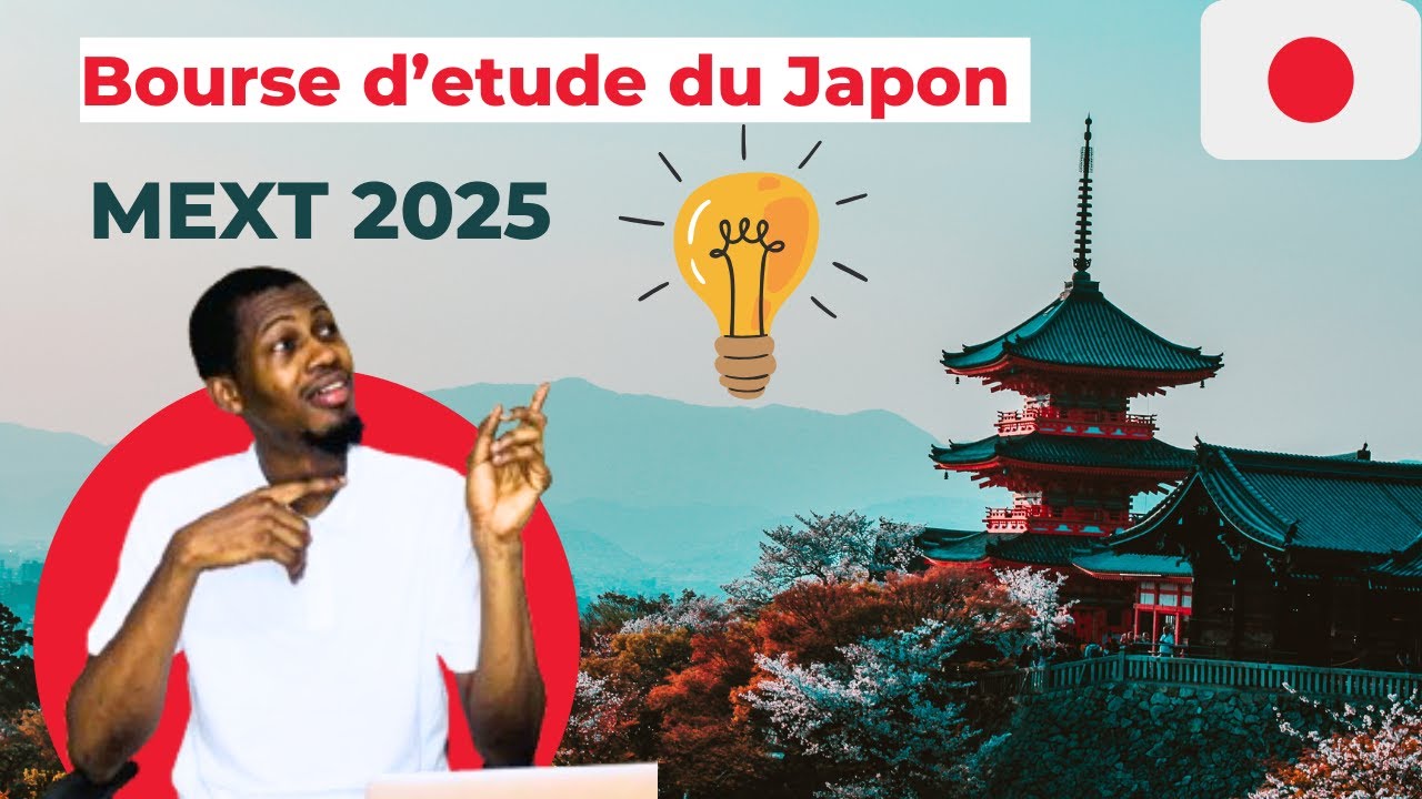 Bourse d'étude Entièrement financée du Gouvernement du Japon 🇯🇵 || MEXT 2025-2026
