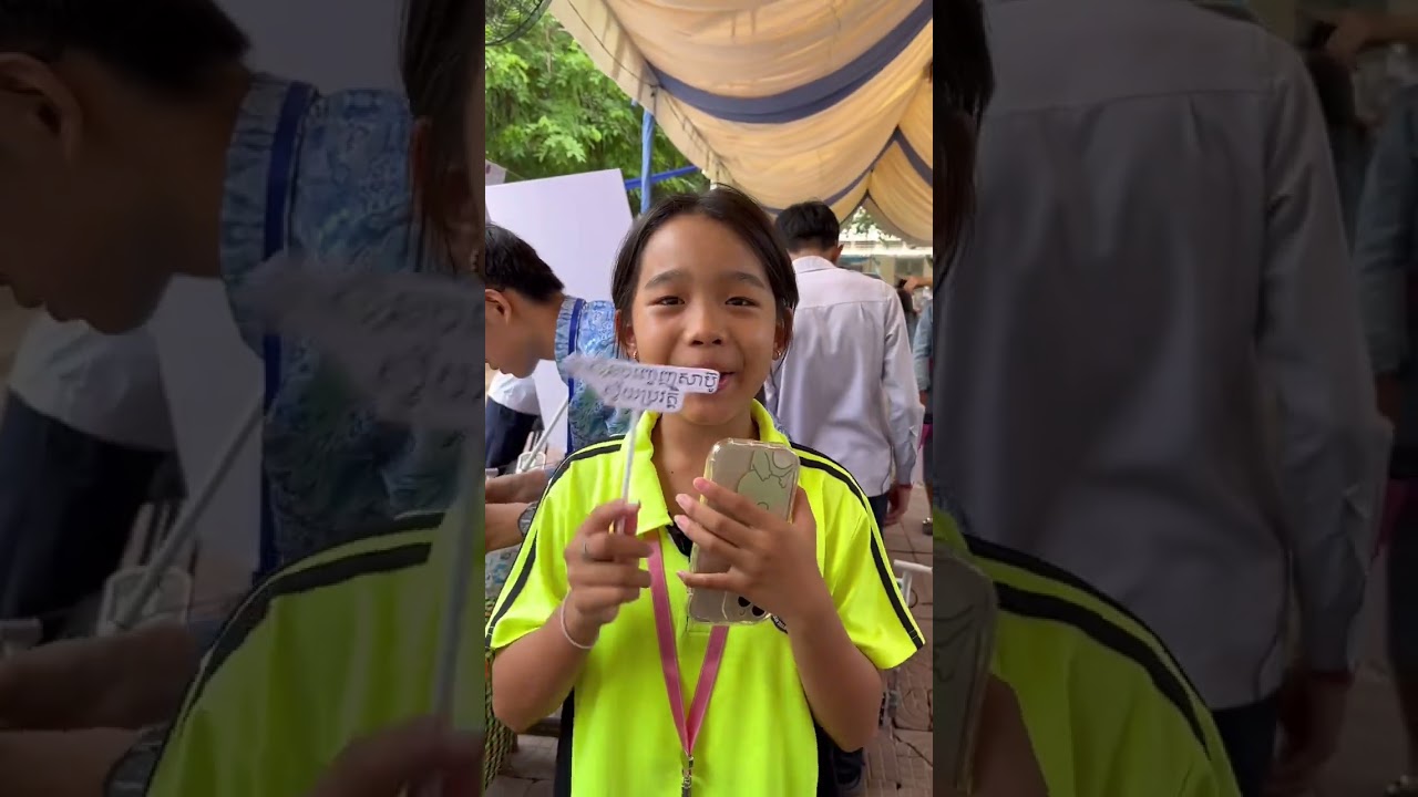 ធ្លាប់តែយំលើដៃគ្រូមិញៗសោះ 😂