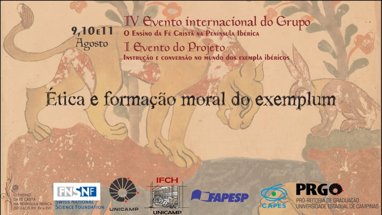 IV Evento Internacional &Eacute;tica e forma&ccedil;&atilde;o moral do exemplum