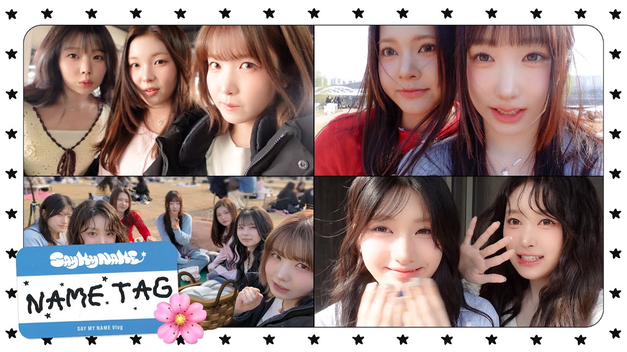 [NAMETAG] ShaLala가 절로 나오잖아🌸 과자 들고 한강으로 모여! | 노들섬 피크닉 브이로그 | SMN vlog