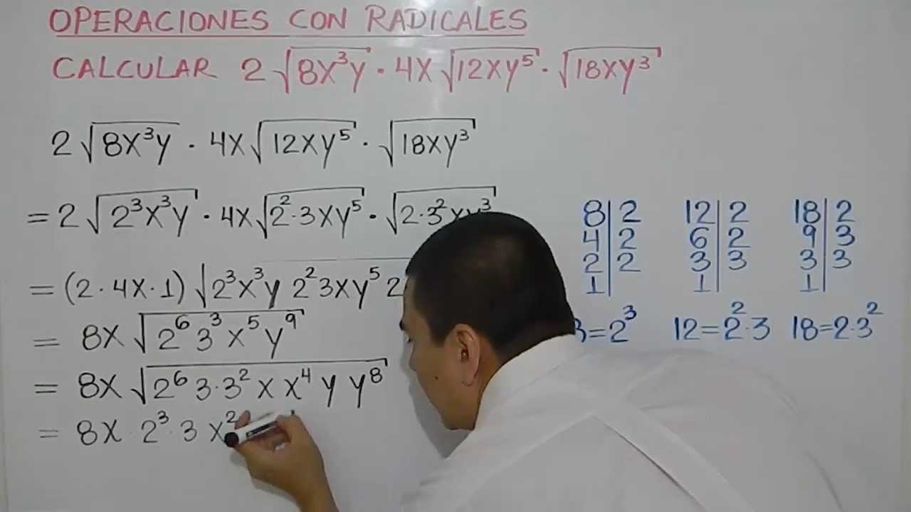 Multiplicación con radicales de igual índice. Ejemplo 3