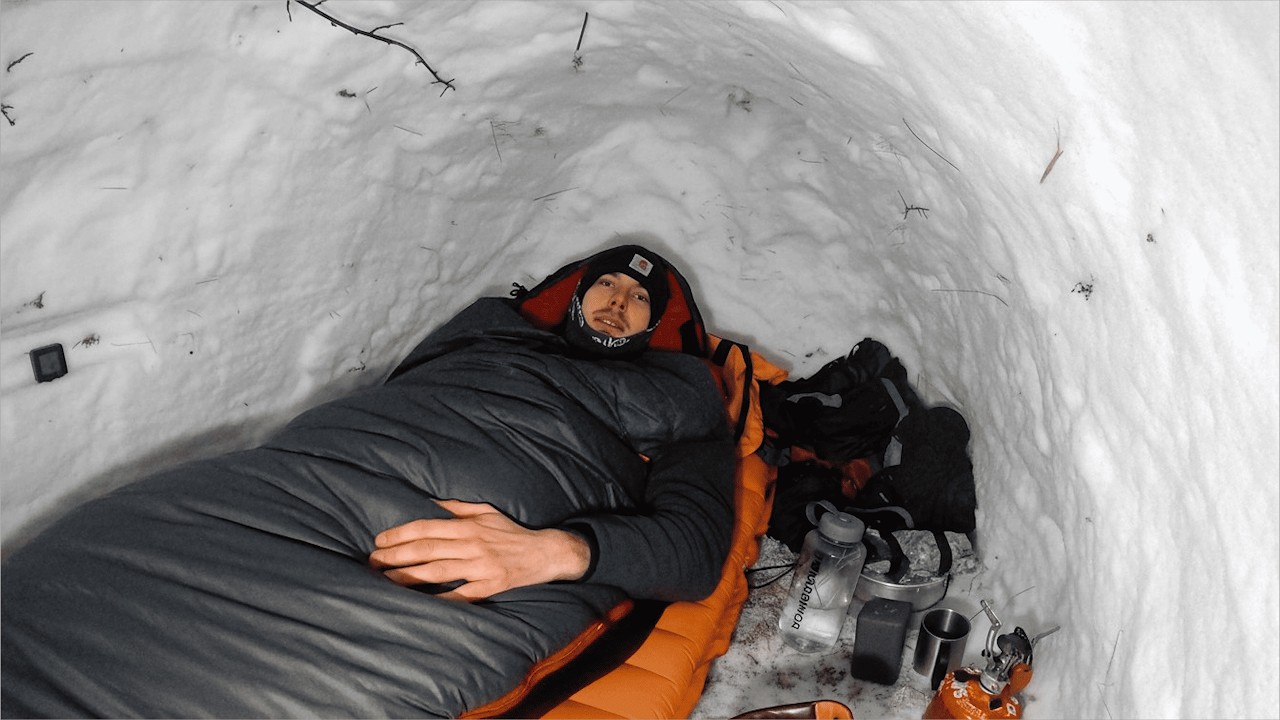 Снежное укрытие против −20°C