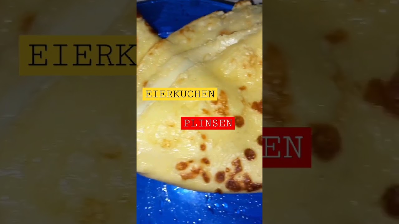 Buttermilch Pfannkuchen  Plinsen Eierkuchen herzhaft  s&uuml;&szlig; lecker schnell zubereitet Palatschinken