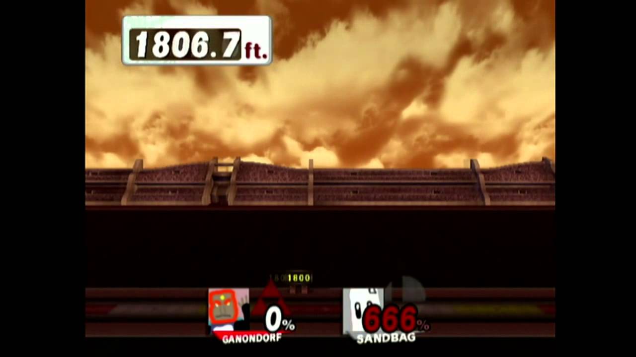 Brawl Minus Ganondorf breaks the home run contest