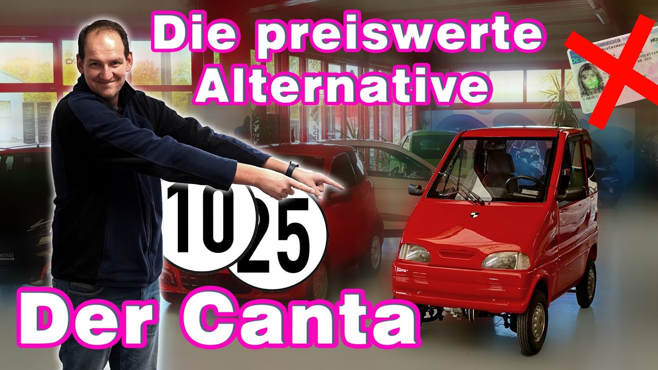 Führerscheinfreie Mobilität - Unser preiswertester, der Canta  GAMMA Fahrzeuge