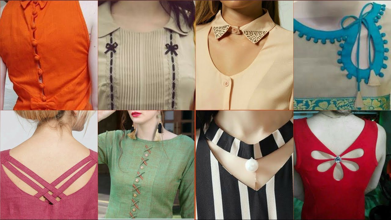 Top 50 Latest Stylish And Trendy Neck Designs 2019 || gorgious neck designs front & back