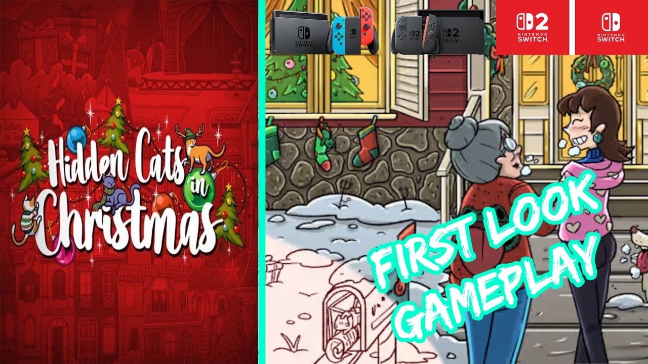 Hidden Cats in Christmas – Nintendo Switch / Switch 2 Gameplay