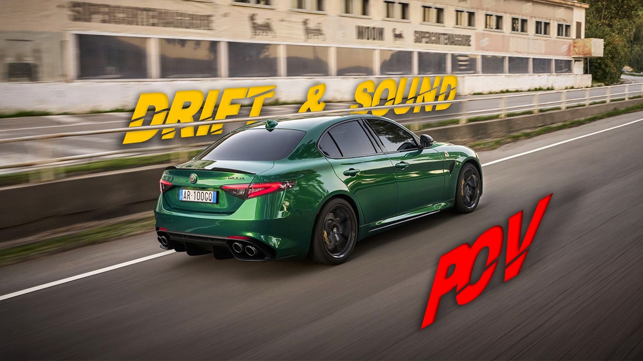 POV DRIVE - RAW DRIFT & SOUND | 2025 Alfa Romeo Giulia Quadrifoglio