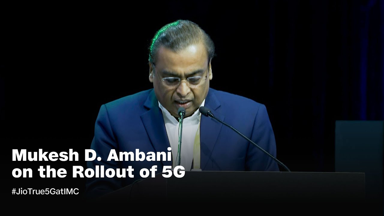 Mukesh D. Ambani On The Rollout of 5G #JioTrue5GatIMC