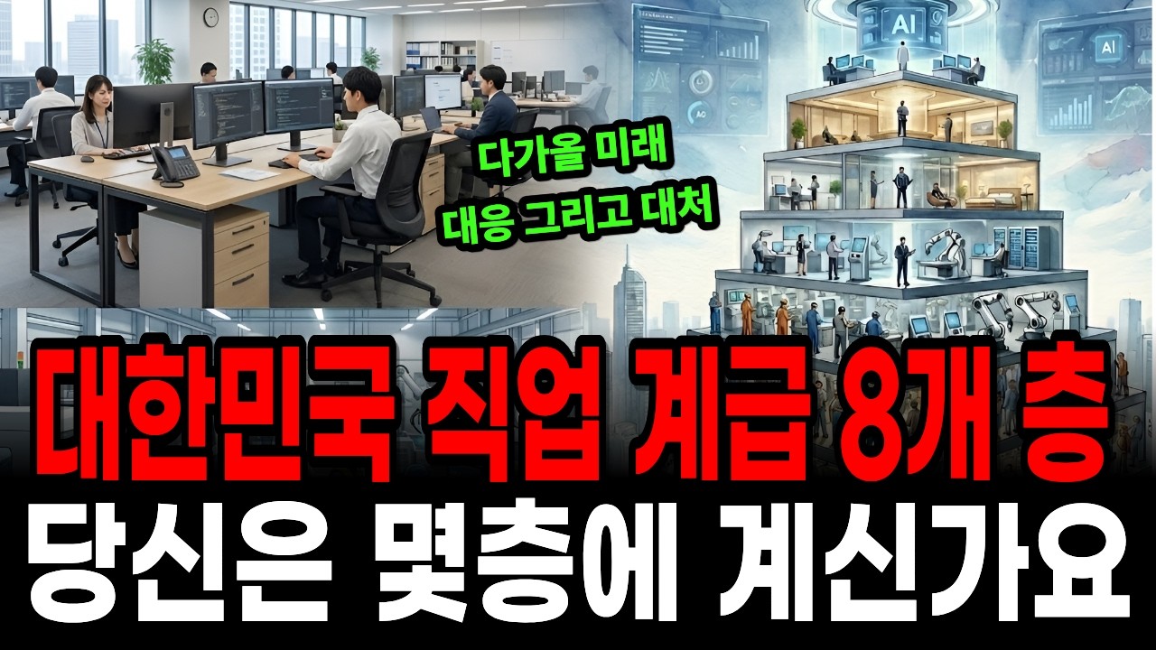 대한민국 직업별 계급 8단계, 당신은 몇 층에서 일하고 계십니까?