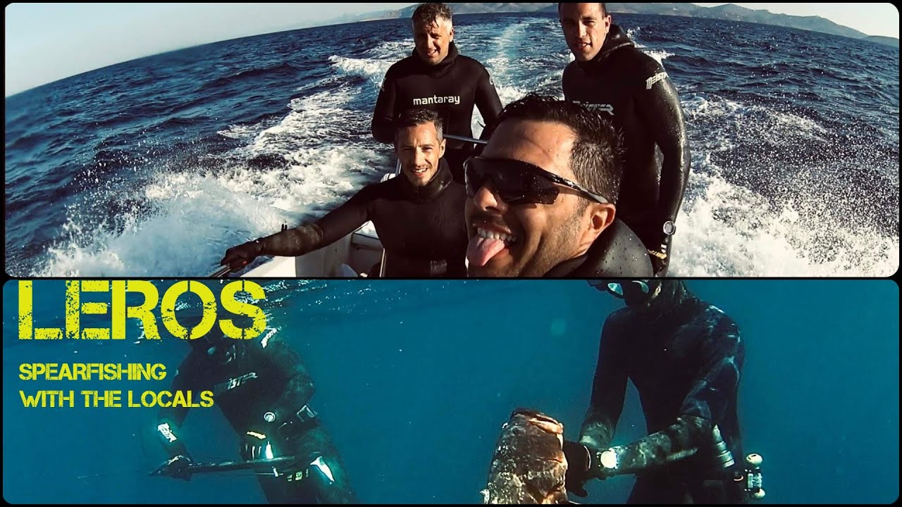 spearfishing adventures #48: Leros island - spearfishing with the locals
