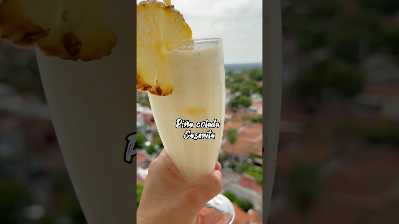 Pi&ntilde;a colada caserita Muyyy econ&oacute;mica y DELICIOSA 😋🤩🤤