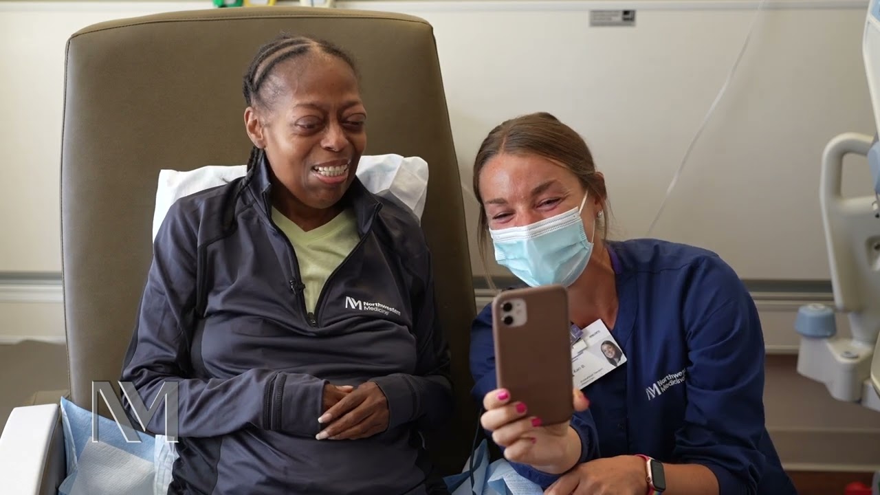 Northwestern Medicine's first positive crossmatch lung and kidney transplant patient heads home