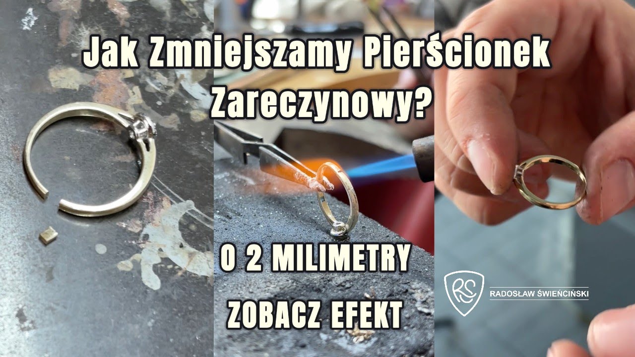 Jak Zmniejszyć Pierścionek Zaręczynowy?