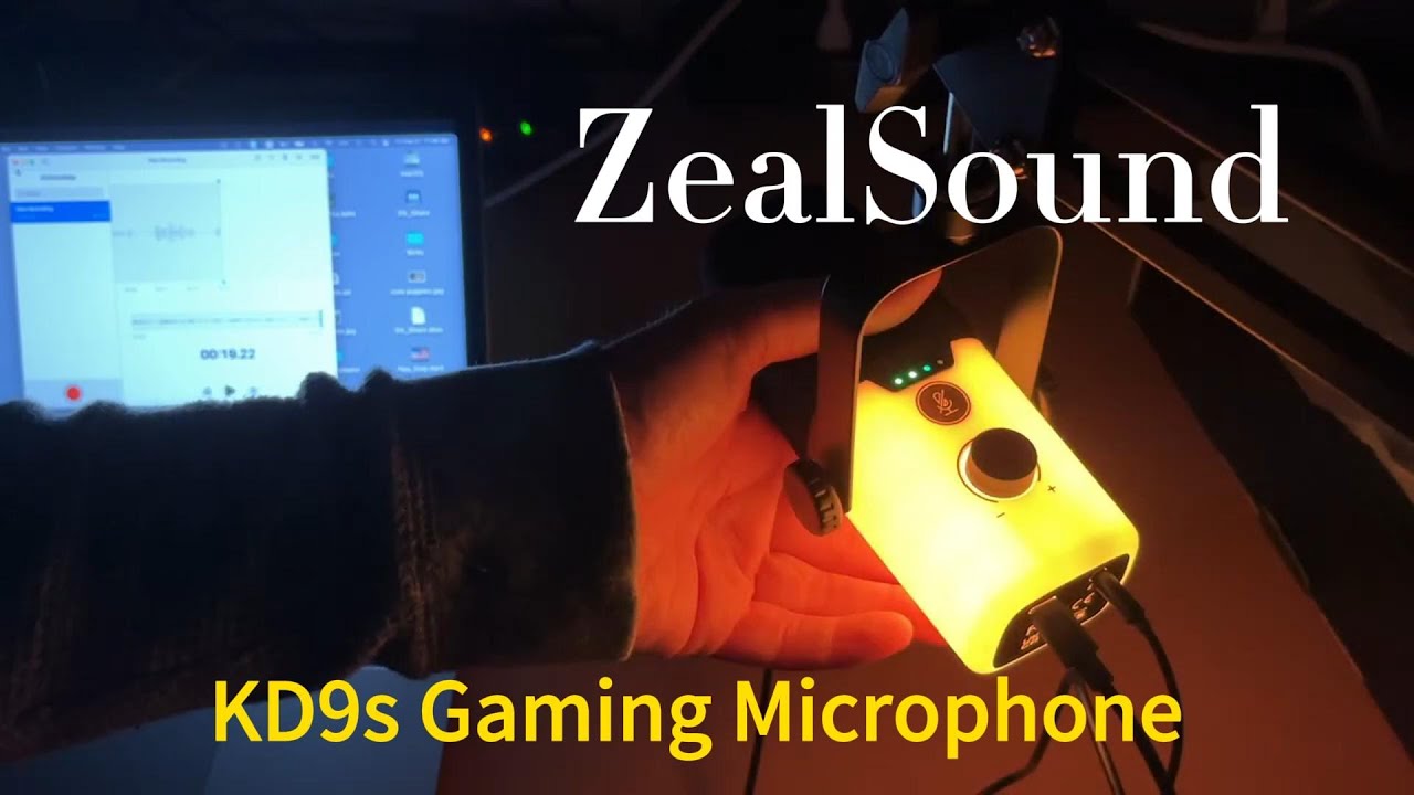 [Tutorial] ZealSound KD9S Gaming USB Mic – Plug & Play, Mic Gain, RGB Lighting Effects