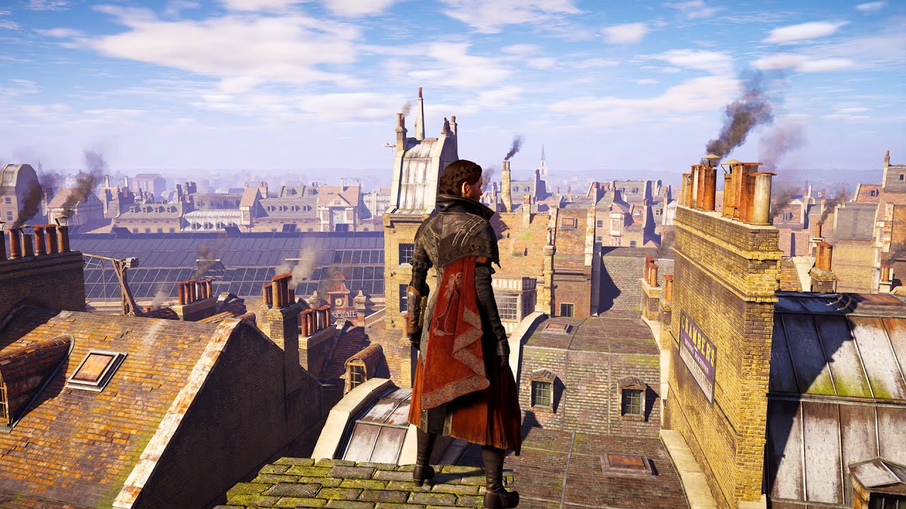 Assassin's Creed Syndicate - 4K Free Roam Parkour Gameplay with Evie Frye