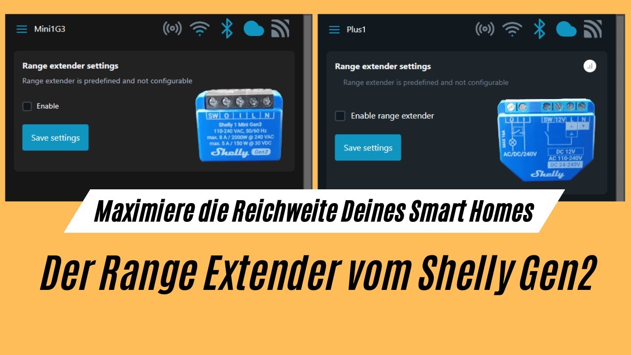 Maximiere die Reichweite Deines Smart Homes: Der Range Extender vom Shelly Gen2