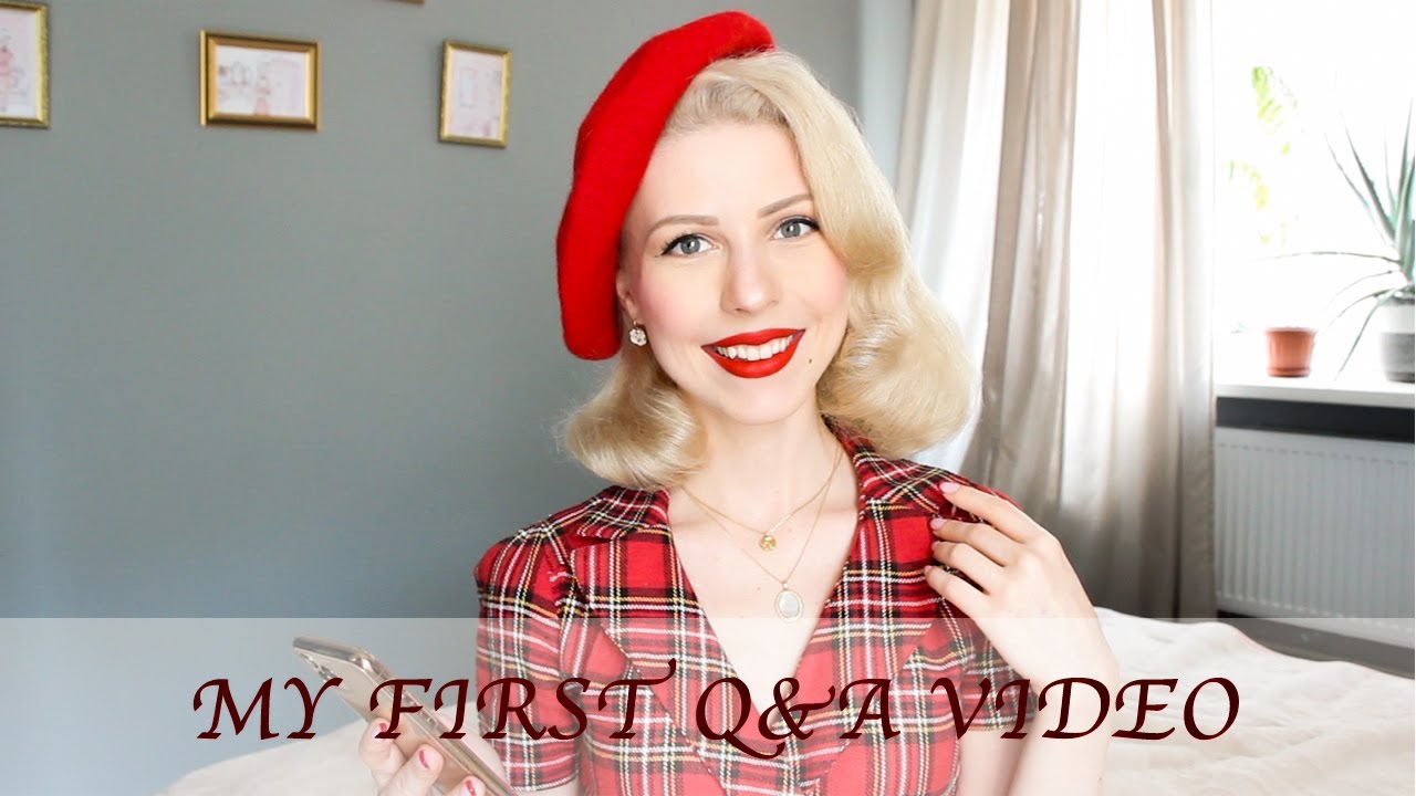 My First Q&A video l Retro Vintage Lady Blogger