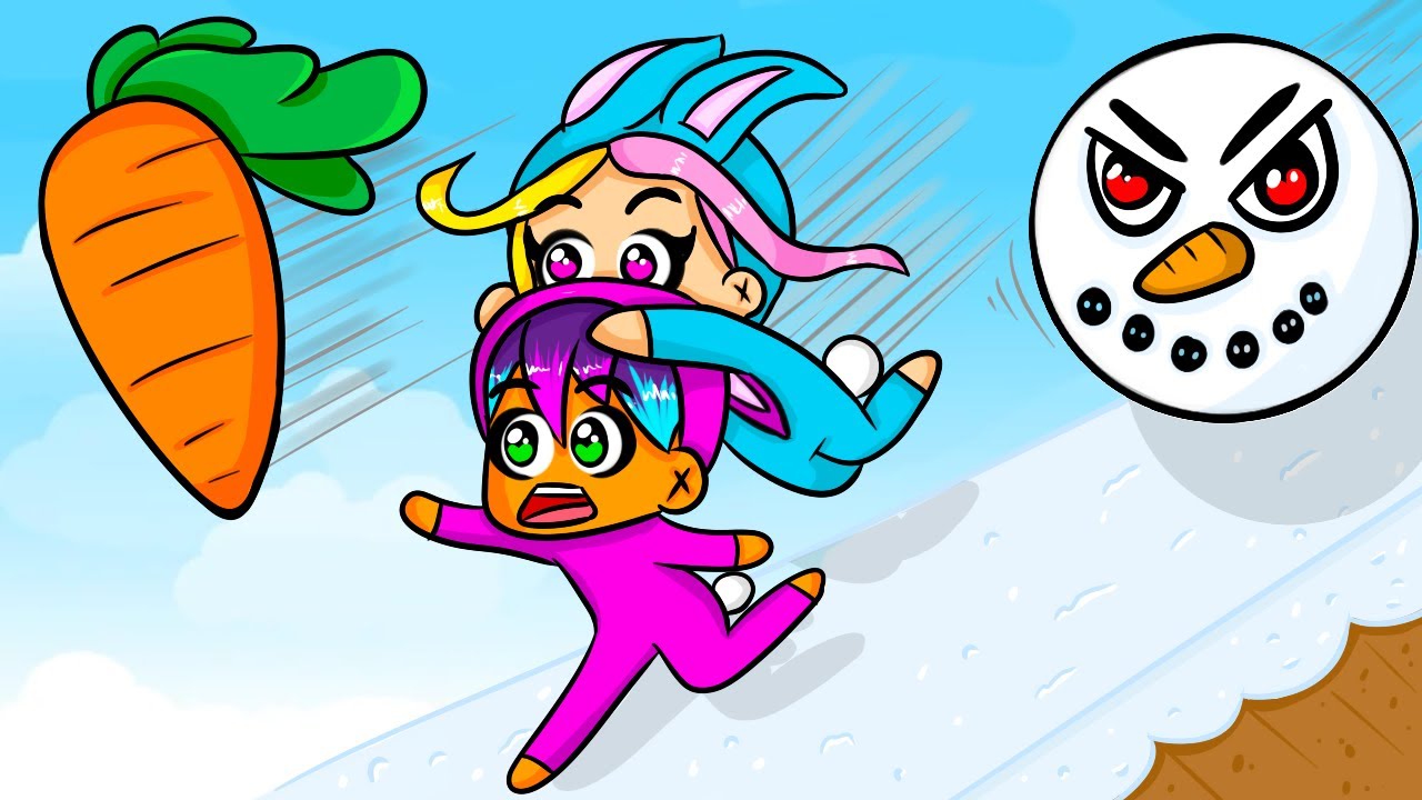TENEMOS SERIOS PROBLEMAS CON LA NIEVE😡- SUPER BUNNY MAN